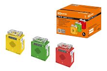 Трансформатор тока измерительный ТТН 30/250/5-5VA/0,5-Р (3 шт., color) TDM | код SQ1101-1212 | TDM