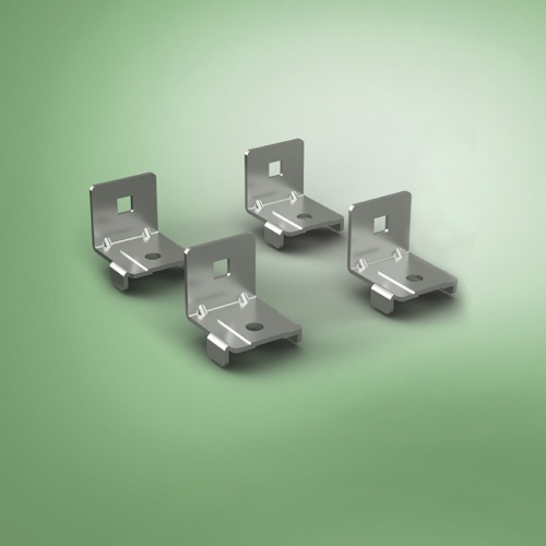 Комплект кронштейнов для крепления 19 стоек в щиту Ш=600мм, 4 шт. | код AEP-0070 | ETA