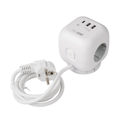 Удлинитель EC-03U-150-wh(3x1,5) зазем., выкл. | код 5060616 | JazzWay фото 6