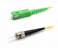 Патч-корд оптический LANMASTER, LSZH, симплексный, SC/APC-ST/UPC, SM OS2, 5.0 м | код LAN-SC-ST/SAU-5.0 | LANMASTER