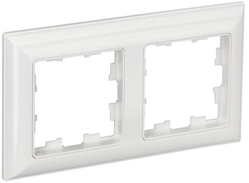 Рамка 2-м BRITE РУ-2-Бр бел./бел. | код BR-M22-12-K01 | IEK Рамка 2-м BRITE РУ-2-Бр бел./бел. | код BR-M22-12-K01 | IEK