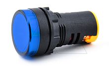 Светосигнальная арматура SEL 230VDC, 22mm, IP65, синяя | код SEL-22D-230V-B-SD | SEL