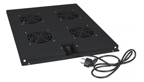 Cabeus TRAY-80-BK Модуль вентиляторный с 4-я вентиляторами для установки в напольные шкафы серии SH-05C, ND-05C глубиной 800мм, цвет черный (RAL 9004) | код 8613c | Cabeus Cabeus TRAY-80-BK Модуль вентиляторный с 4-я вентиляторами для установки в напольные шкафы серии SH-05C, ND-05C глубиной 800мм, цвет черный (RAL 9004) | код 8613c | Cabeus