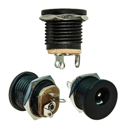 Разъём питания штырьковый RUICHI TC-022 2.0 мм, монтаж на панель | код 107110 | Ruichi