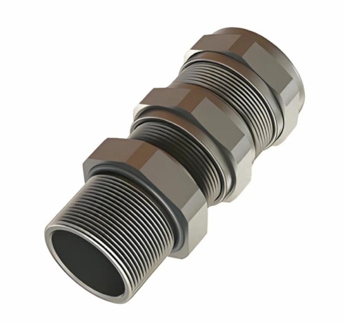 Ввод кабельный под бронированный кабель KBAU3MBNS-LE, M32, 15-26 мм, никелированная латунь | код 2263114 | ССТ