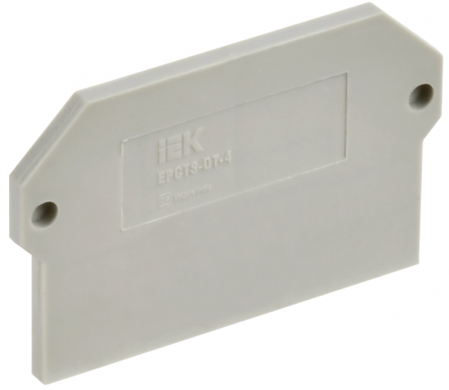 Заглушка для CTS-DT 4мм2 серая IEK | код YCT15-04-K03-004-ZGL | IEK