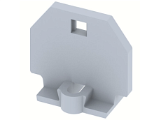 Концевая пластина для клемм, синяя MEP1.5(B) | код 3910630001 | Elmex