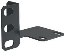 ITK Кронштейн 19дюйм для крепл. выкл. ВПК перф. дверь черный | код LN05-KRKV-P | ITK by IEK
