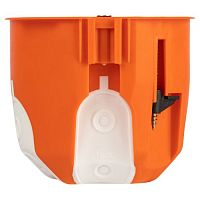 Коробка установочная универсальная для твердых и полых стен саморез оранжевая 71х65мм KUU-71-65-unibox | код Б0061062 | ЭРА