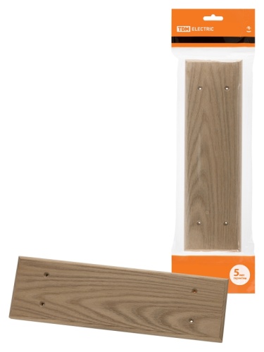 Накладка на бревно деревянная универсальная НБУ 1Пх4 280 мм, под покраску TDM | код SQ1821-0329 | TDM