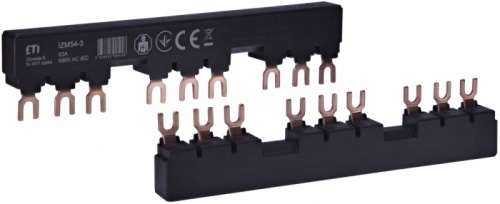 Соединительная шина изолированная IZM54-3 (3хМРЕ (до 40А)+Б.К. или 3хMS+Б.К. или 3хMSP0) | код 002921303 | ETI Соединительная шина изолированная IZM54-3 (3хМРЕ (до 40А)+Б.К. или 3хMS+Б.К. или 3хMSP0) | код 002921303 | ETI