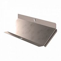 Крышка угла вертикального внутреннего 45 градусов Стандарт INOX (AISI 409) 400 Промрукав | код PR16.3340 | ПРОМРУКАВ