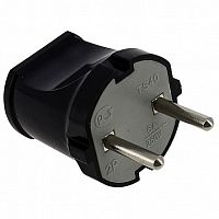 Вилка прямая ЛОНДОН, 6А IP20, белый, AVP6-10 | код. AVP6-10 | EKF