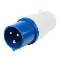 Вилка 013 переносная 2Р+РЕ 16А 220В IP44 REXANT | код 11-8900 | REXANT