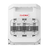 Горизонтальный Предохранитель Выключатель Разъединитель 250А 3P крепление на монтажную плату | код FSH01-3P | DKC