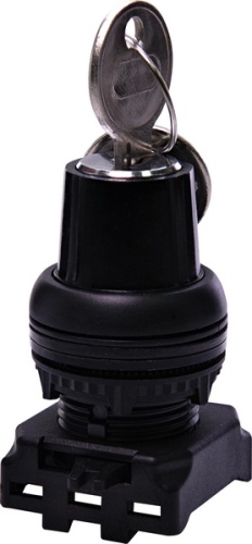 Выкл. поворотн. EGK2-XZ90-C (2-х поз., без фикс. с ключом, 0-1, 90°, черный) | код 004771374 | ETI