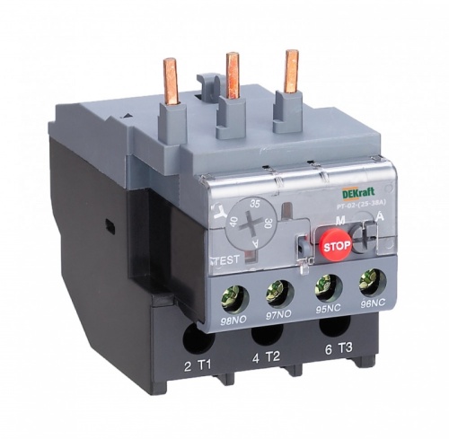 Реле тепловое для контакторов 25А-38А 23.0А-32А | код 23169DEK | DEKraft Реле тепловое для контакторов 25А-38А 23.0А-32А | код 23169DEK | DEKraft