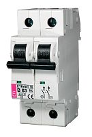 Автоматический выключатель ETIMAT 10 DC 2p В 63A (6 kA) | код 002128722 | ETI