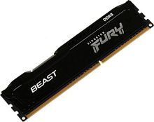 Память DDR3 4GB 1600MHz Kingston KF316C10BB/4 Fury Beast Black RTL PC3-12800 CL10 DIMM 240-pin 1.5В single rank с радиатором Ret | код 1560757 | Kingston