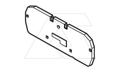Концевой сегмент FED5.2L для клемм D 2,5/5.2L, серый | код 29106124 | Entrelec Концевой сегмент FED5.2L для клемм D 2,5/5.2L, серый | код 29106124 | Entrelec
