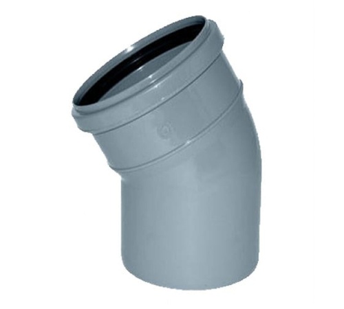 Отвод канализационный 15 град. 110 | код 100115 | Политэк Отвод канализационный 15 град. 110 | код 100115 | Политэк