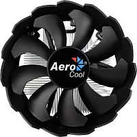 Устройство охлаждения(кулер) Aerocool BAS Soc-1151/1200 черный 3-pin 24dB Al 100W 422gr Ret | код 1052923 | AEROCOOL