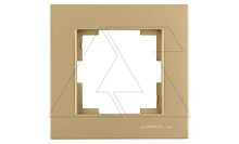 Rita - Рамка 1 пост, золото доре | код 2220-800-1185 | Mutlusan