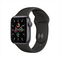 Смарт-часы Apple Watch SE 2022 A2722 40мм OLED корп.темная ночь рем.темная ночь разм.брасл.:S/M (MNT73LL/A) | код 1866787 | APPLE