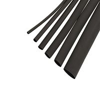 Термоусаживаемая трубка ТУТ нг 6/3 черная (100м/уп) Промрукав | код PR08.25490 | ПРОМРУКАВ