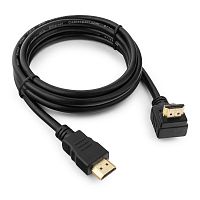 Кабель HDMI Cablexpert CC-HDMI490-6, 1.8м, v1.4, 19M/19M, углов. разъем, черный, позол.разъемы, экран, пакет | код CC-HDMI490-6 | Cablexpert