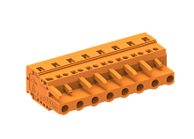 478107 Розетка каб. MCS, шаг 7.62мм2, 7 конт., оранж., шт | код 478107 | SUPU