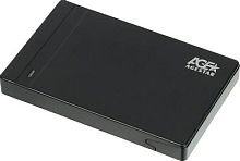 Внешний корпус для HDD/SSD AgeStar 3UB2P3 SATA III USB3.0 пластик черный 2.5 | код 1095880 | AgeStar