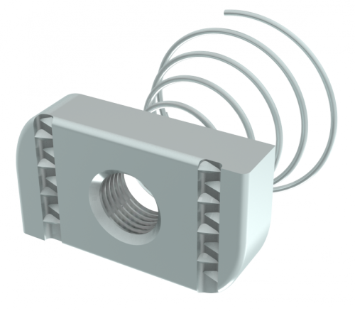 STRUT-гайка с конусной пруж. М12 IEK | код CMZ13-SGH-12 | IEK STRUT-гайка с конусной пруж. М12 IEK | код CMZ13-SGH-12 | IEK