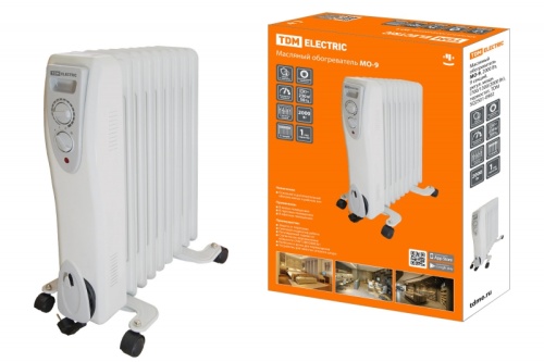 Масляный обогреватель МО-9, 2000 Вт, 9 секций, регул. мощн. (700/1300/2000 Вт), термостат, TDM | код SQ2501-0902 | TDM Масляный обогреватель МО-9, 2000 Вт, 9 секций, регул. мощн. (700/1300/2000 Вт), термостат, TDM | код SQ2501-0902 | TDM