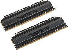 Память DDR4 2x4GB 3200MHz Patriot PVB48G320C6K Viper 4 Blackout RTL Gaming PC4-25600 CL16 DIMM 288-pin 1.35В dual rank с радиатором Ret | код 1210870 | PATRIOT