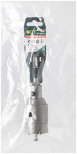 Коронка кольцевая по бетону, хвостовик 110 мм в сборе, 50 мм | код 33443 | FIT фото 5