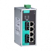 Коммутатор EDS-P206A-4PoE-SS-SC Ethernet Switch 2 x 100BaseFx SM ports, 4 x PoE, SC | код 00-06049517 | MOXA