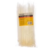 Хомут нейлоновый многоразовый 5x200мм, белый (100шт в упак) (NYCT50-200) | код 39082 | Stekker