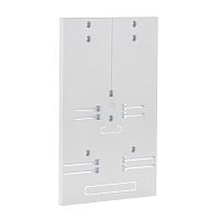 Панель для установки 1/3-ф счетчиков, с комплектом винтов, 201x334x12,5mm, RAL 9003, PS, GW 650°C, IP20 | код 0102-00 | Elektro-plast Nasielsk