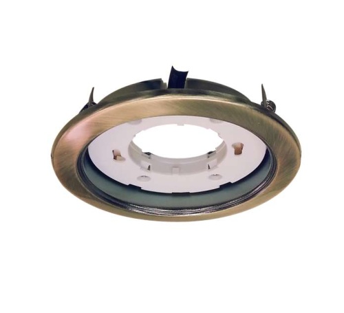 Светильник встраиваемый под лампу GX53 PGX53 10639.28 бронза матовая | код 1016881 | JazzWay Светильник встраиваемый под лампу GX53 PGX53 10639.28 бронза матовая | код 1016881 | JazzWay