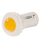 Лампа светодиодная коммутаторная СКЛ-11-Ж-2-220, жёлтая, 220В AC/DC, d=27, сила света 20 мКд Электротехник | код ET514685 | Электротехник