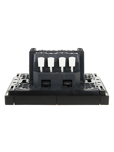 FORTE&PIANO Выключ. 2-кл. прох. с инд. 10А FP108 чер. IEK | код FP-V22-1-10-1-K02 | IEK фото 4