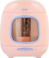 Точилка для карандашей электрическая Deli VA13 VA13ROSE 1 отверстие пластик розовый (от 2-х батареек АА или USB) | код 2018669 | DELI