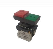 Выключатель Briswik КМЕ 9120м -Л 220В зел-красн IP40 УХЛ3 10А 2но+0нз | код aB-GC-0Ai-7622 | Briswik