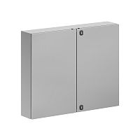 Корпус навесной STH с М/П двухдверный из нержавеющей cтали AISI304 ВxШxГ 800x1000x200 мм, с фланцем, IP55 | код R5STH0812F-304 | DKC