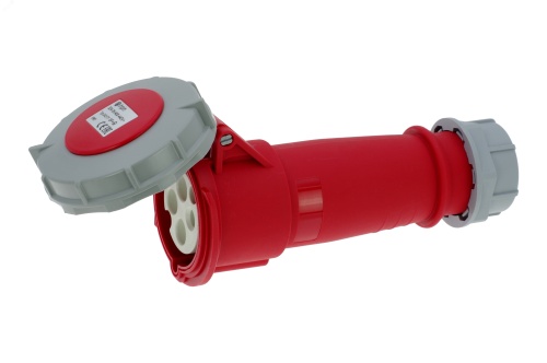 Розетка кабельная контейнерная 32A/400V/3P+E/IP67/3h, никель. конт. | код CA2177 | INPIN