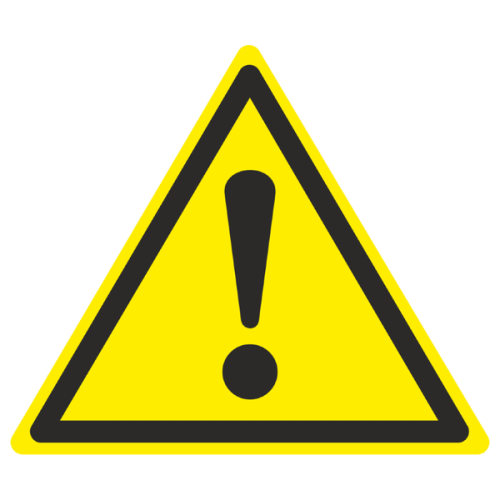 Знак W 09 Внимание. Опасность (прочие опасности) 150х150х150 мм, пленка самоклеящаяся ГОСТ Р 12.4.026-2001 EKF | код an-w-09 | EKF