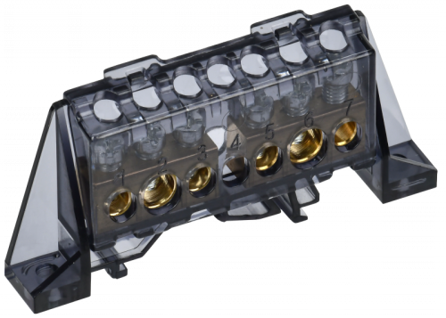TEKFOR Шина N ноль в комб. изол. Стойка 8х12-3+3-Ч IEK | код TF-NN20-33-DP-K02 | IEK TEKFOR Шина N ноль в комб. изол. Стойка 8х12-3+3-Ч IEK | код TF-NN20-33-DP-K02 | IEK