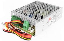 Источник питания AC-DC с функцией UPS, 50Вт, вход 85…264В AC, 47…63Гц /120…370В DC, выход 27.6В/0…1.8 A, рег. вых=26.2…31.7В, изоляция 3000В AC, в кожухе 129х98х38мм, -20…+60С. | код SCP-50-24 | MeanWell