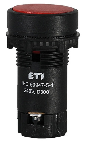 Кнопка утопленная с Н.З контактом TN11B2 (красный) | код 004770058 | ETI Кнопка утопленная с Н.З контактом TN11B2 (красный) | код 004770058 | ETI